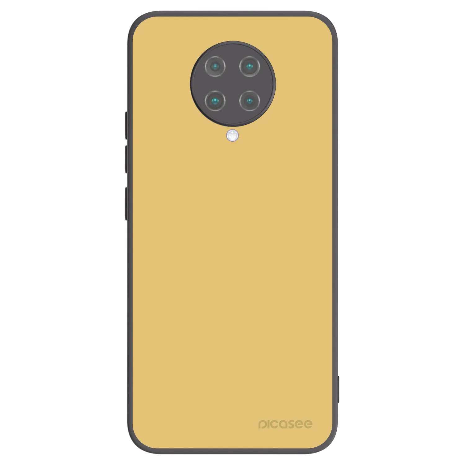 Picasee silikonowe czarne etui na Xiaomi Poco F2 Pro - Canary Crystal