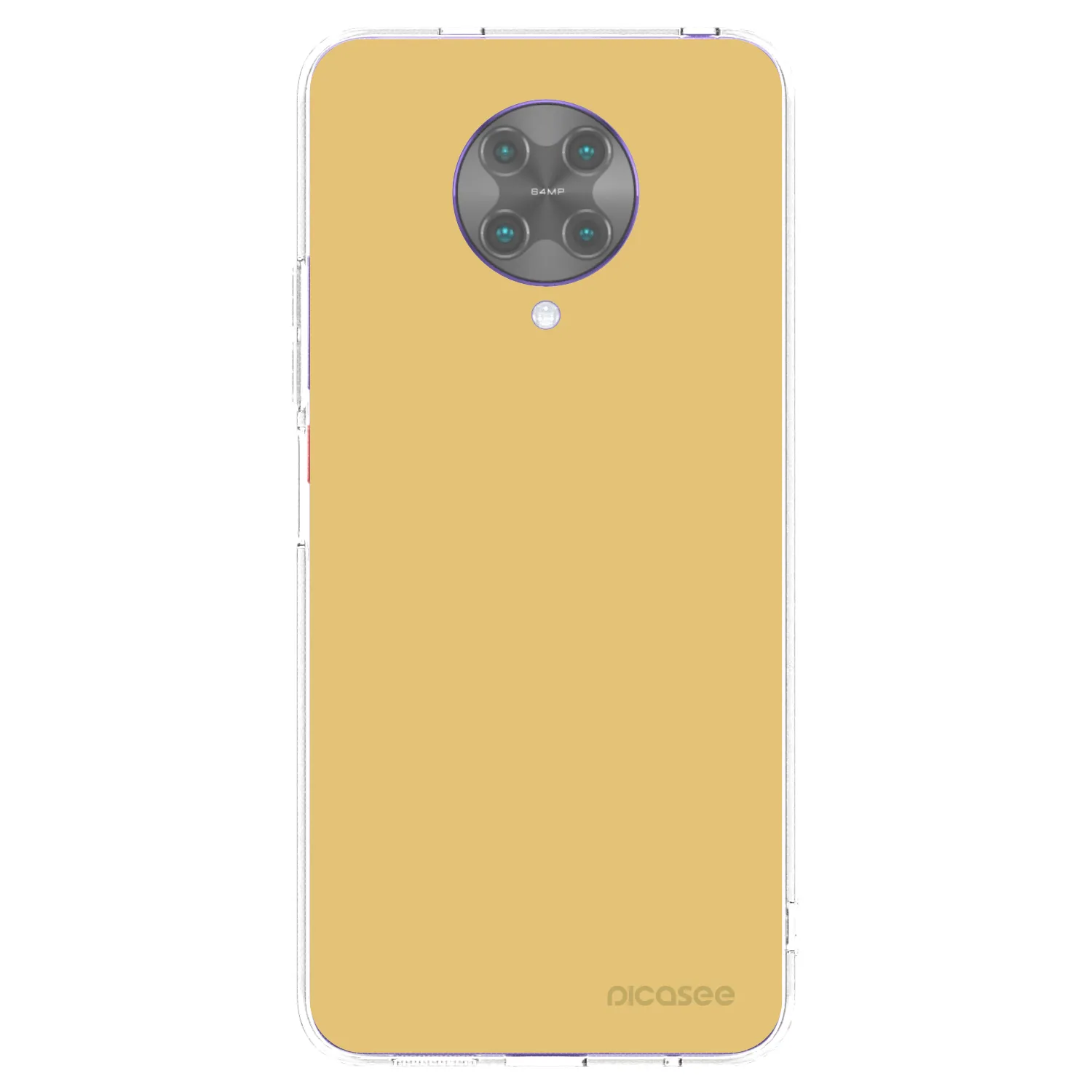 Picasee silikonowe przeźroczyste etui na Xiaomi Poco F2 Pro - Canary Crystal