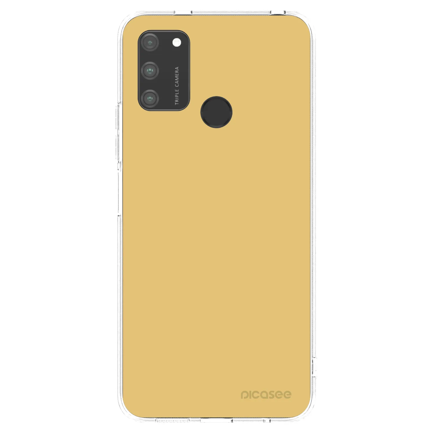 Picasee silikonowe przeźroczyste etui na Honor 9A - Canary Crystal