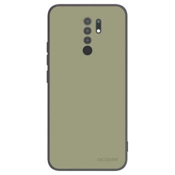 Picasee silikonowe czarne etui na Xiaomi Redmi 9 - Dewy Dawn