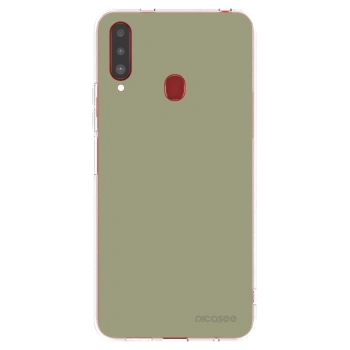 Picasee silikonowe przeźroczyste etui na Samsung Galaxy A20s - Dewy Dawn
