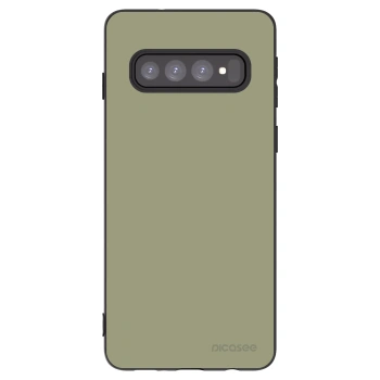 Picasee silikonowe czarne etui na Samsung Galaxy S10 G973 - Dewy Dawn