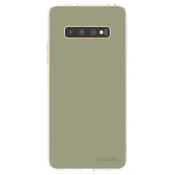 Picasee silikonowe przeźroczyste etui na Samsung Galaxy S10 Plus G975 - Dewy Dawn