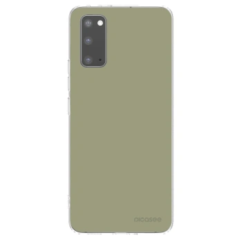 Picasee silikonowe przeźroczyste etui na Samsung Galaxy S20 G980F - Dewy Dawn