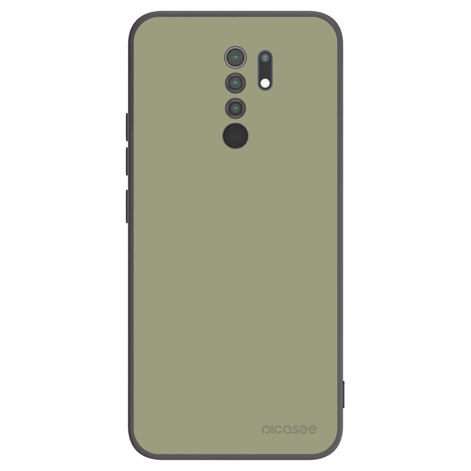 Picasee silikonowe czarne etui na Xiaomi Redmi 9 - Dewy Dawn
