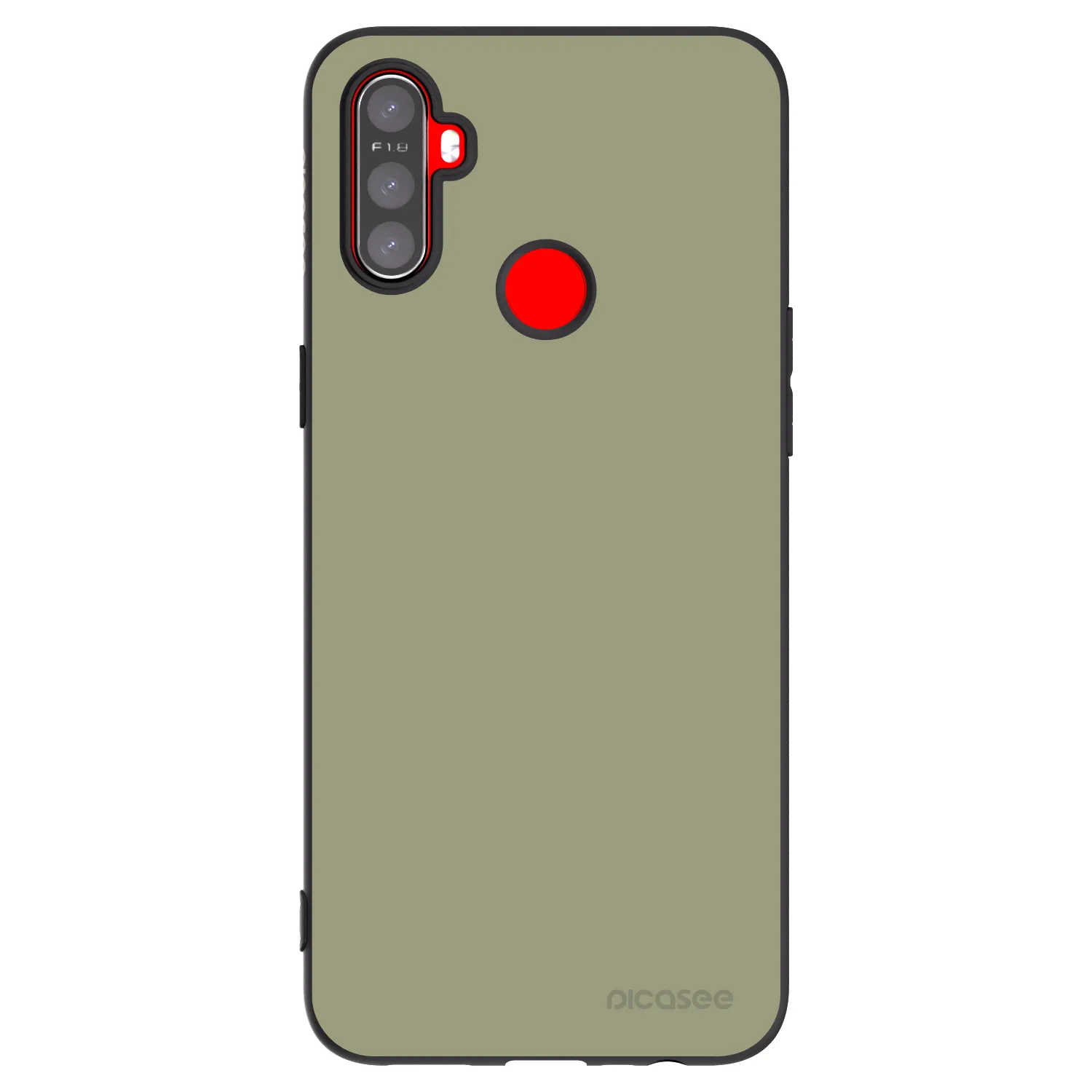 Picasee silikonowe czarne etui na Realme C3 - Dewy Dawn