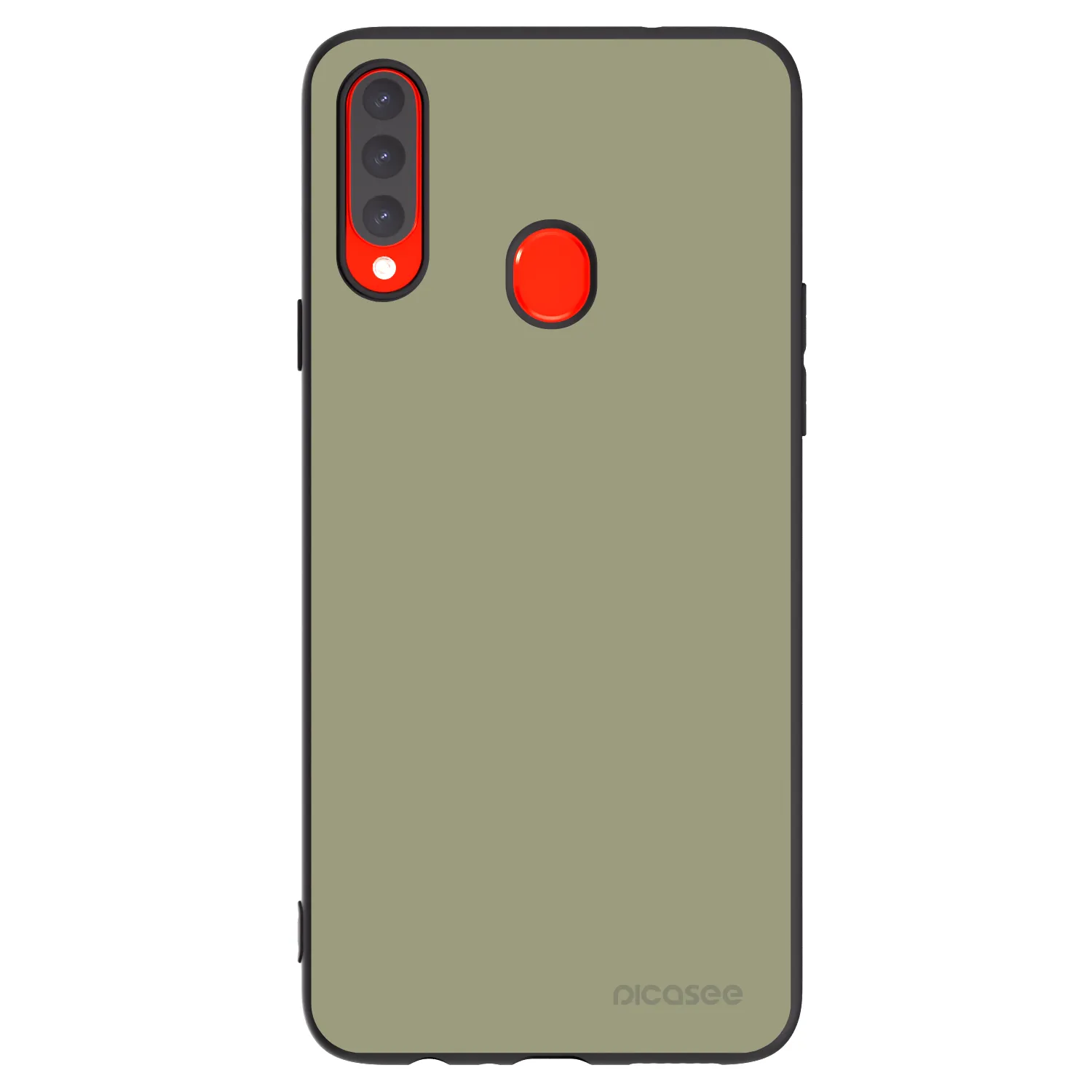 Picasee silikonowe czarne etui na Samsung Galaxy A20s - Dewy Dawn
