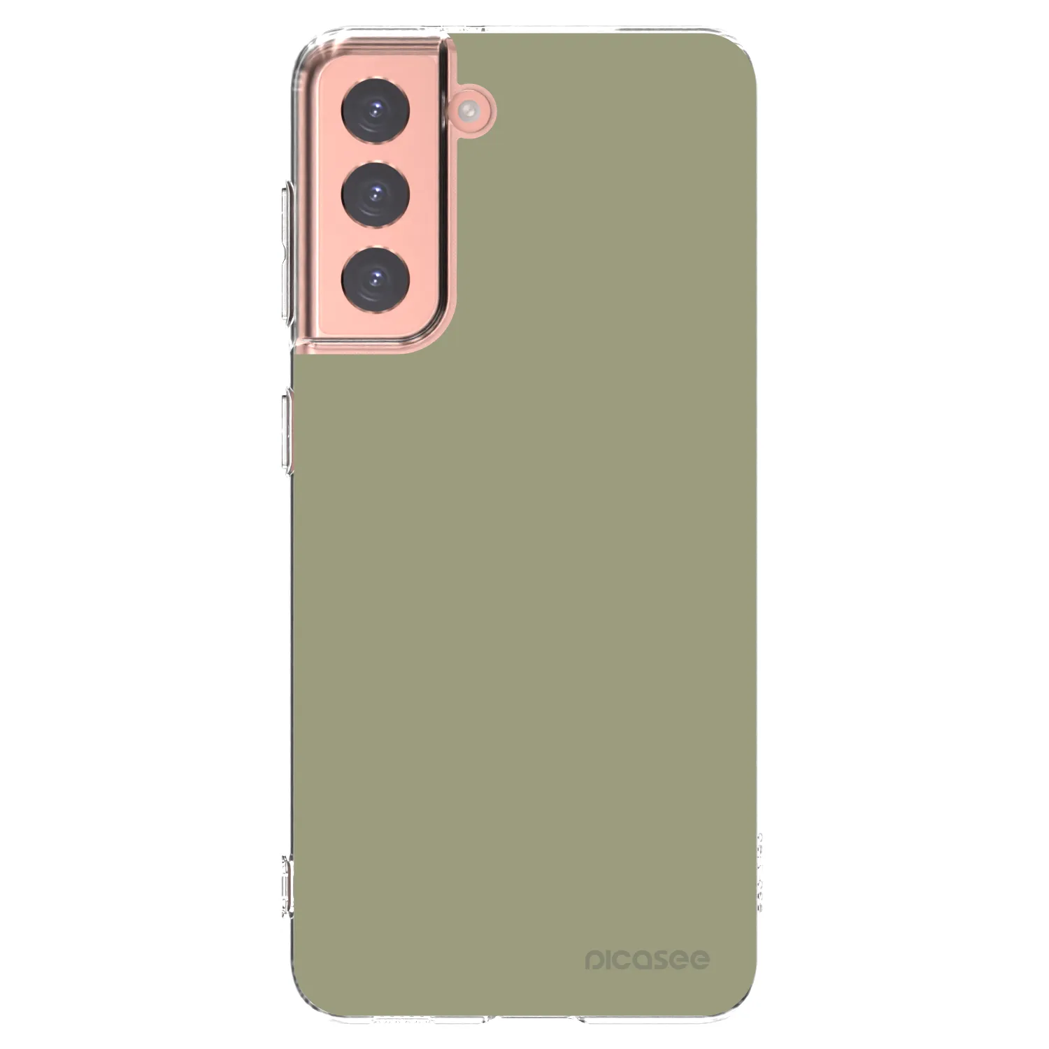 Picasee silikonowe przeźroczyste etui na Samsung Galaxy S21 5G G991B - Dewy Dawn