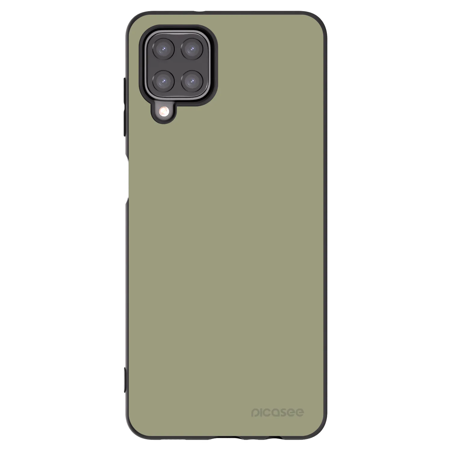 Picasee silikonowe czarne etui na Samsung Galaxy A12 A125F - Dewy Dawn