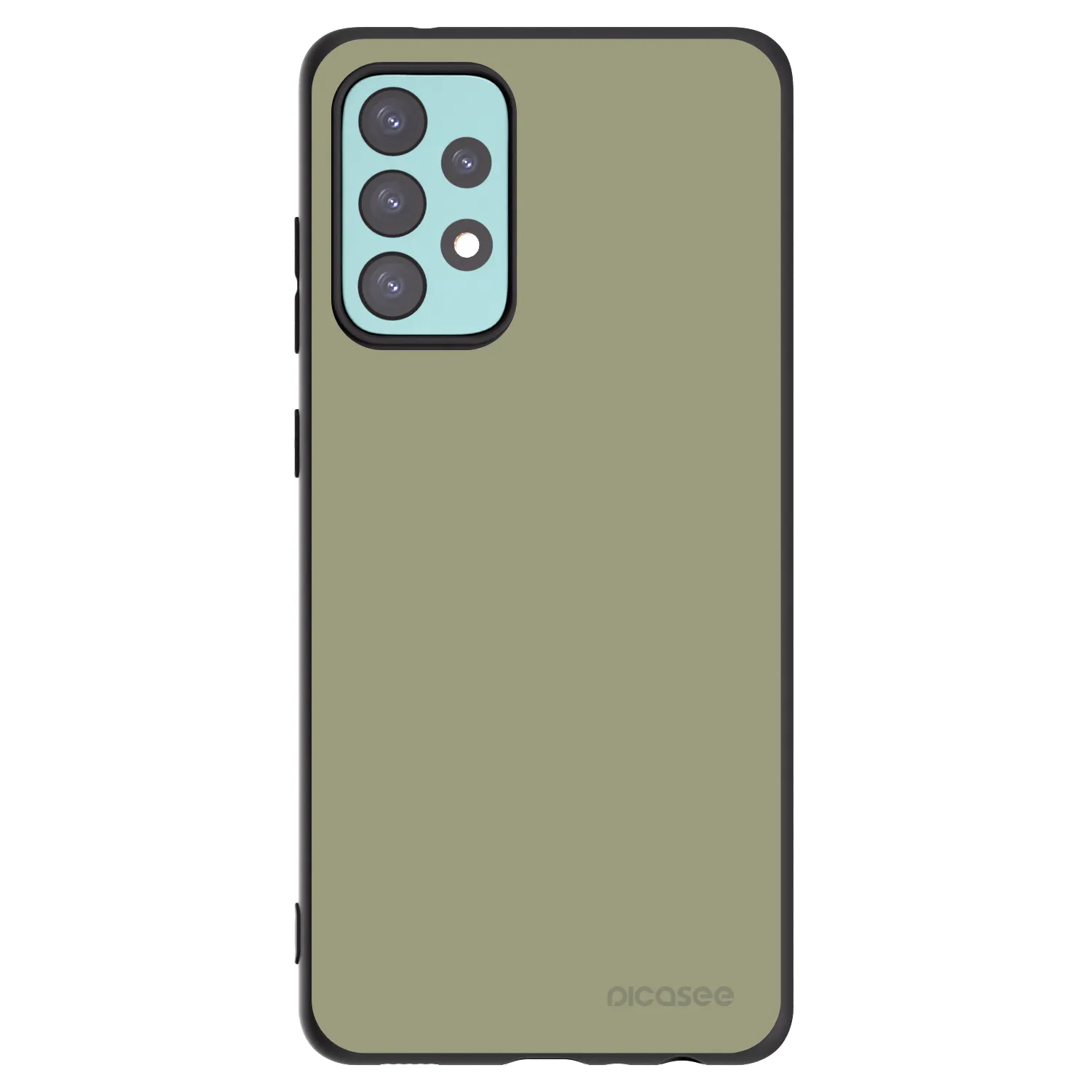 Picasee silikonowe czarne etui na Samsung Galaxy A72 A725F - Dewy Dawn