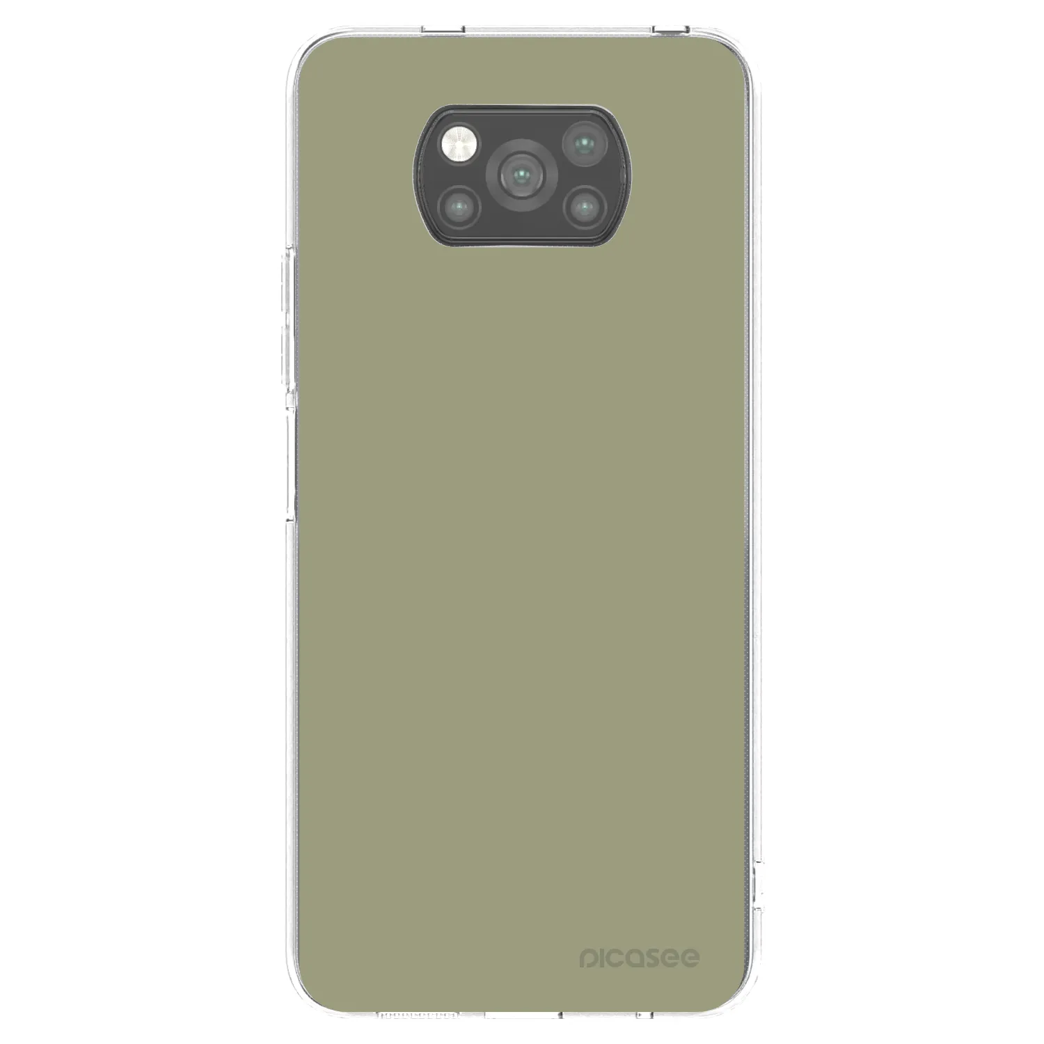 Picasee silikonowe czarne etui na Xiaomi Poco X3 Pro - Dewy Dawn