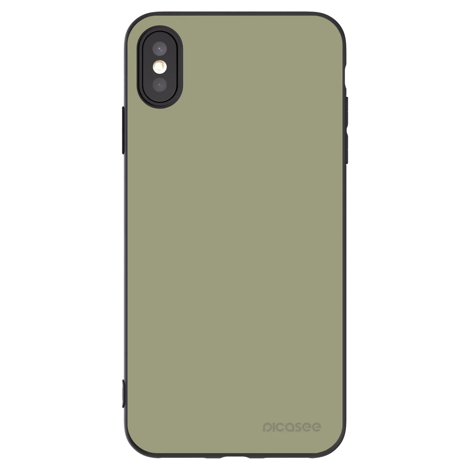 Picasee silikonowe czarne etui na Apple iPhone XS Max - Dewy Dawn