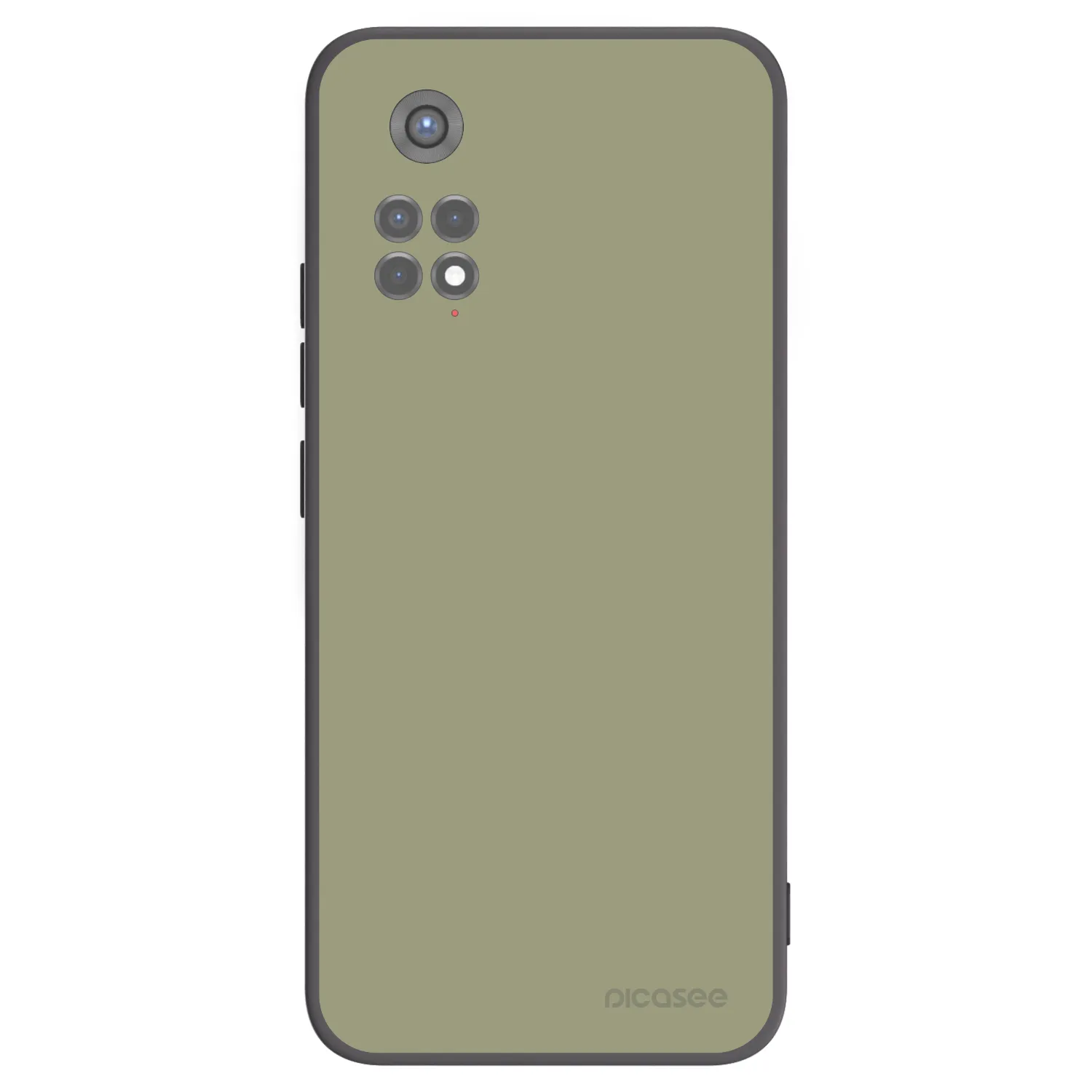 Picasee silikonowe czarne etui na Xiaomi Redmi Note 11S 5G - Dewy Dawn