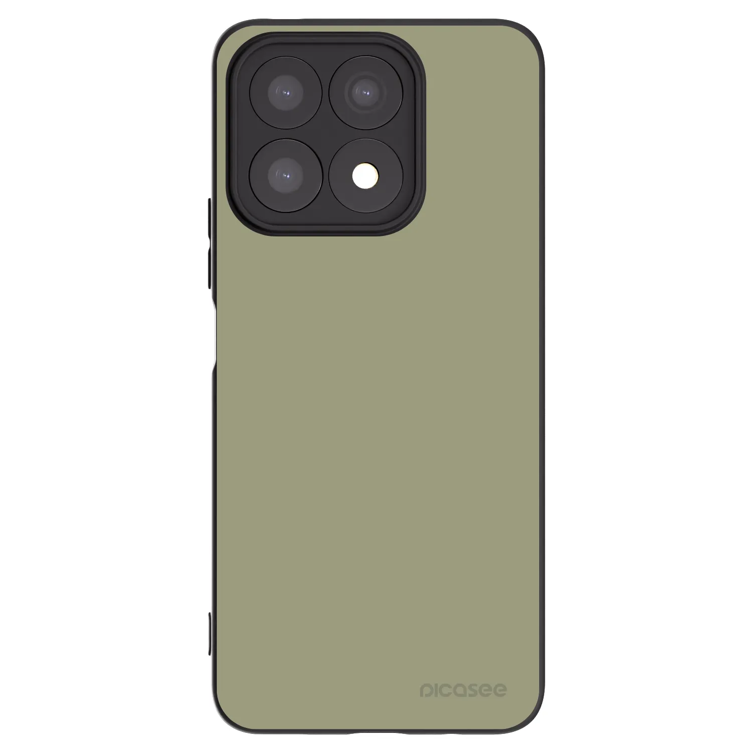 Picasee silikonowe czarne etui na Honor X8a - Dewy Dawn