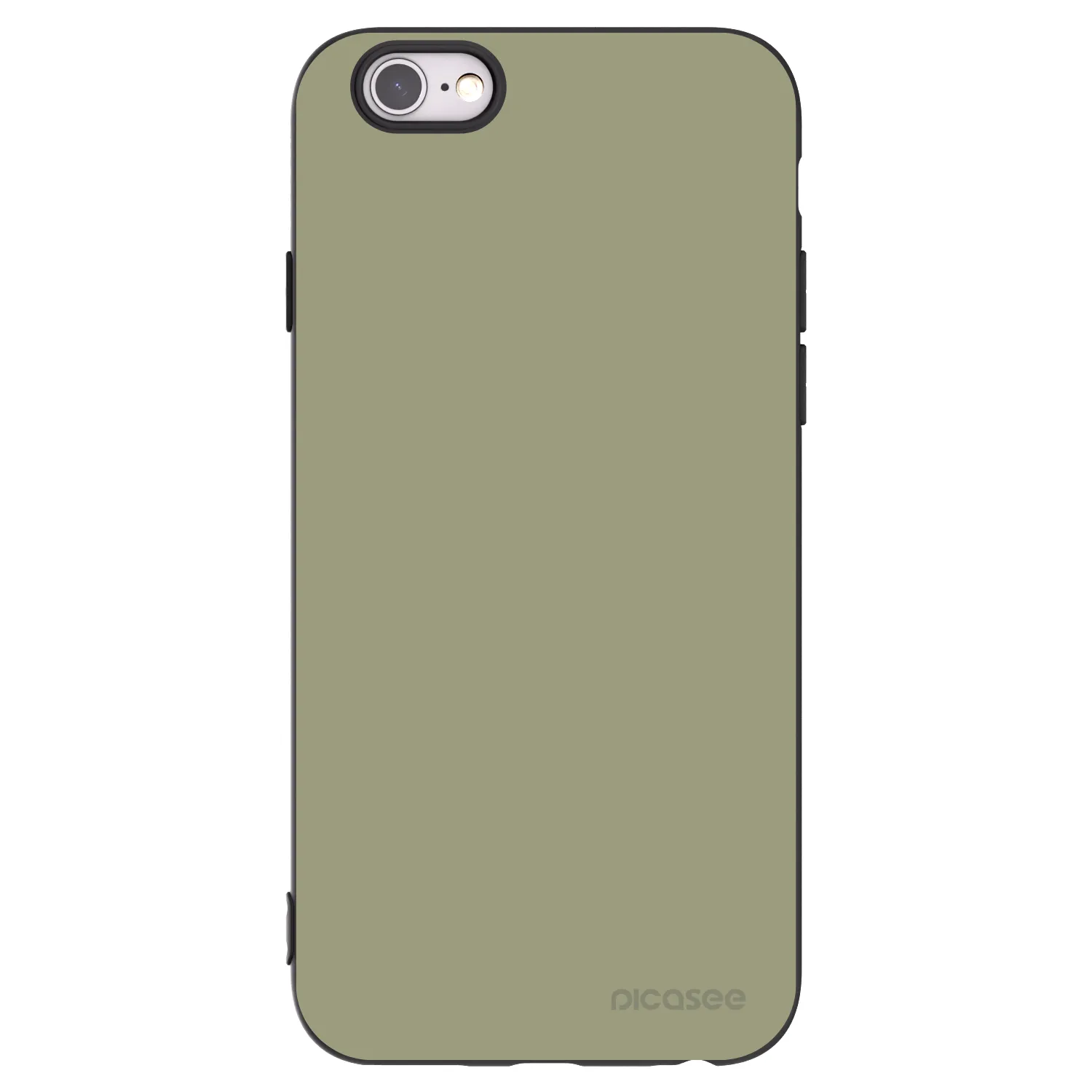 Picasee silikonowe czarne etui na Apple iPhone 6/6S - Dewy Dawn