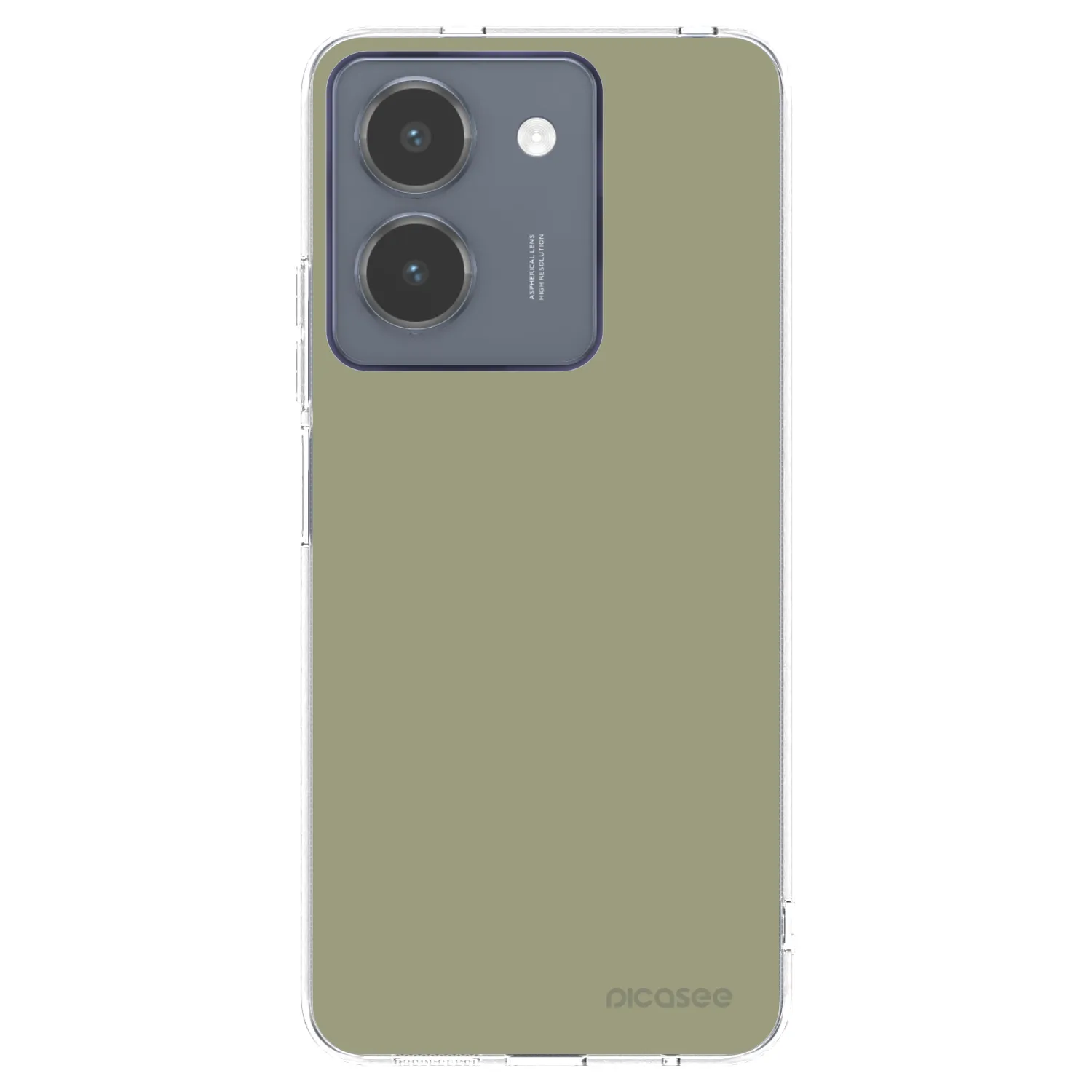 Picasee silikonowe przeźroczyste etui na Vivo Y36 4G - Dewy Dawn