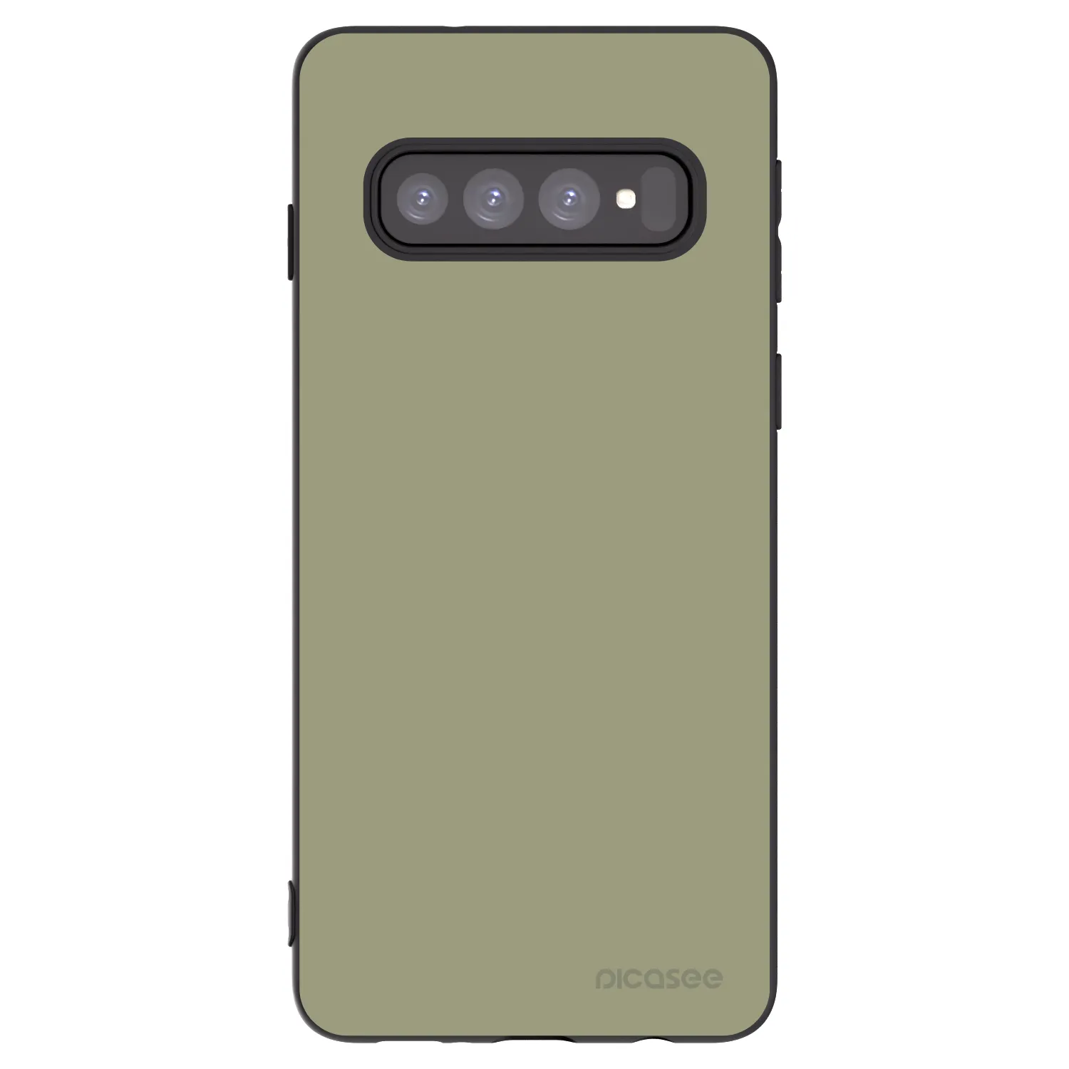 Picasee silikonowe czarne etui na Samsung Galaxy S10 G973 - Dewy Dawn