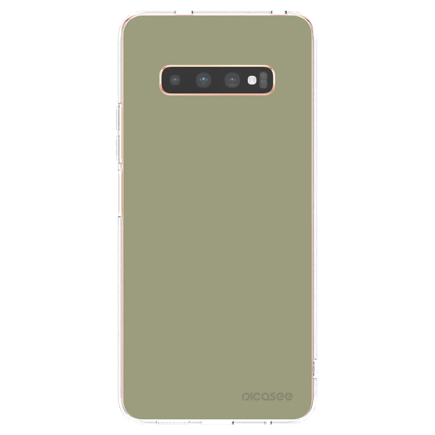 Picasee silikonowe przeźroczyste etui na Samsung Galaxy S10 Plus G975 - Dewy Dawn