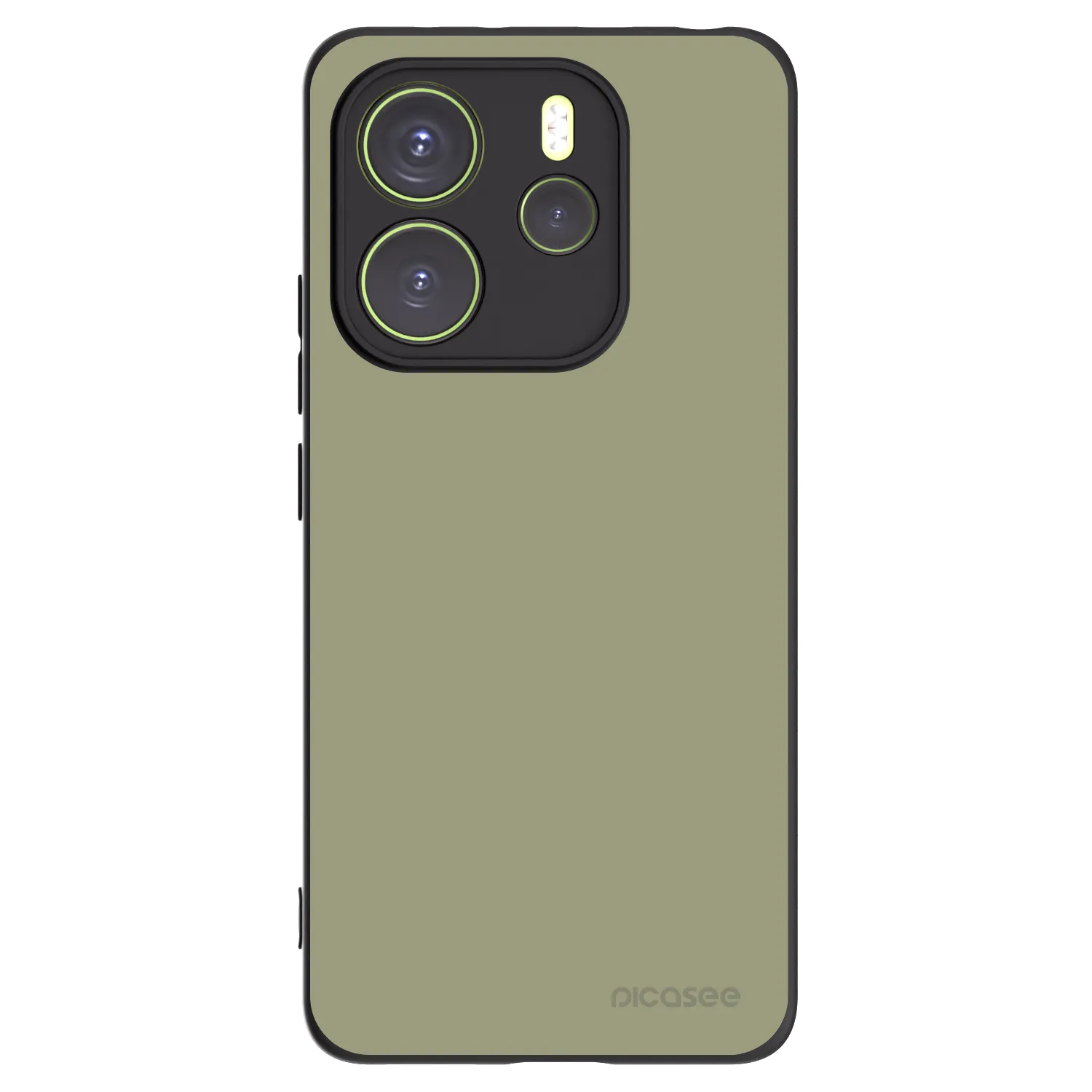 Picasee silikonowe czarne etui na Xiaomi Redmi Note 14 4G - Dewy Dawn