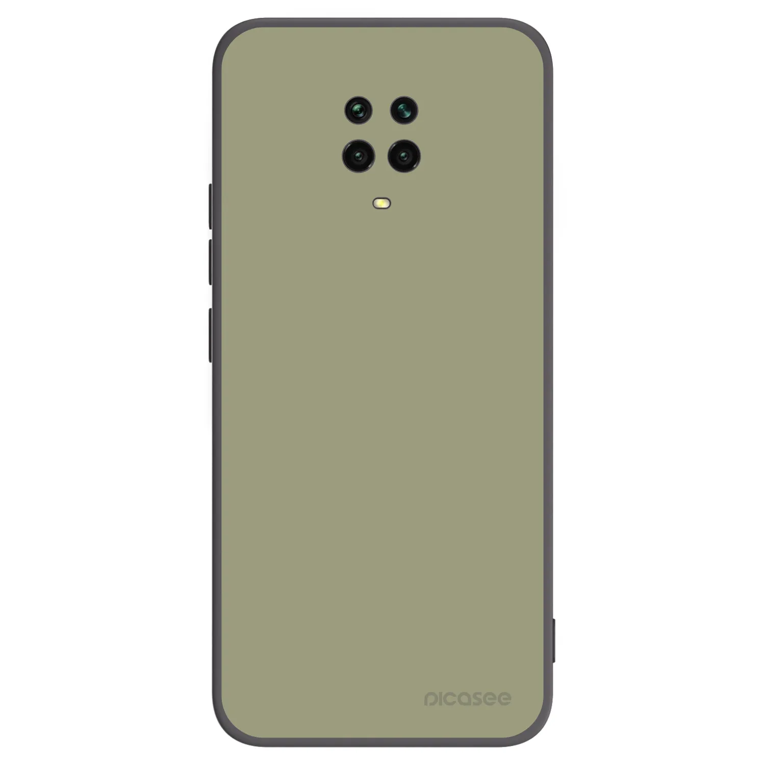 Picasee silikonowe czarne etui na Xiaomi Redmi Note 9S - Dewy Dawn