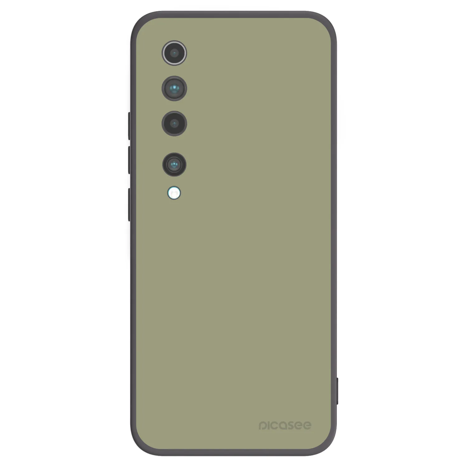 Picasee silikonowe czarne etui na Xiaomi Mi 10 - Dewy Dawn