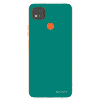 Picasee silikonowe przeźroczyste etui na Xiaomi Redmi 9C - Emerald Mist