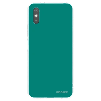 Picasee silikonowe przeźroczyste etui na Xiaomi Redmi 9A - Emerald Mist