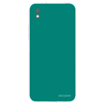 Picasee silikonowe czarne etui na Xiaomi Redmi 9A - Emerald Mist