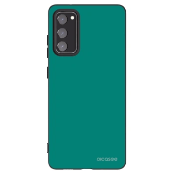 Picasee silikonowe czarne etui na Samsung Galaxy S20 FE - Emerald Mist