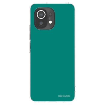 Picasee silikonowe przeźroczyste etui na Xiaomi Mi 11 - Emerald Mist