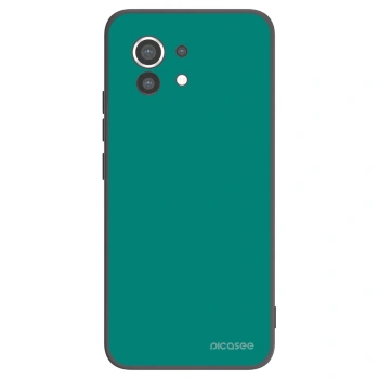Picasee silikonowe czarne etui na Xiaomi Mi 11 - Emerald Mist