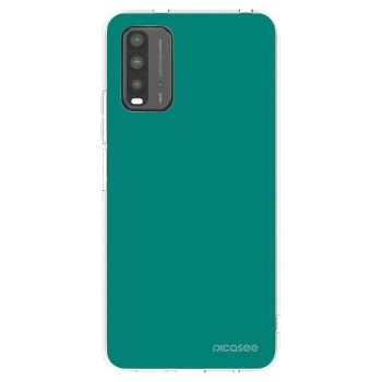 Picasee silikonowe czarne etui na Xiaomi Redmi 9T - Emerald Mist