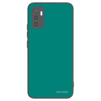 Picasee silikonowe czarne etui na Xiaomi Redmi Note 10 5G - Emerald Mist