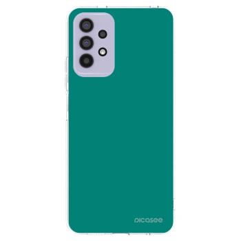 Picasee silikonowe przeźroczyste etui na Samsung Galaxy A32 4G SM-A325F - Emerald Mist