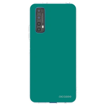 Picasee silikonowe przeźroczyste etui na Realme 7 - Emerald Mist