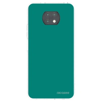 Picasee silikonowe przeźroczyste etui na Xiaomi Redmi Note 9T - Emerald Mist