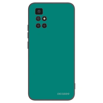 Picasee silikonowe czarne etui na Xiaomi Redmi 10 - Emerald Mist
