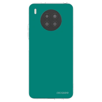 Picasee silikonowe przeźroczyste etui na Huawei Nova 8i - Emerald Mist