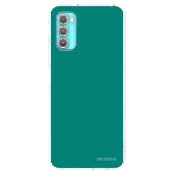 Picasee silikonowe przeźroczyste etui na Motorola Moto G60 - Emerald Mist