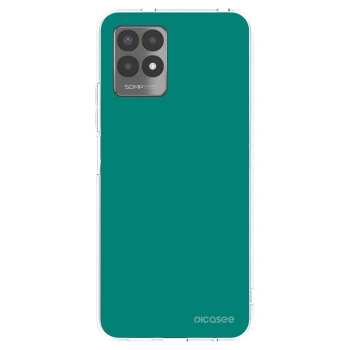 Picasee silikonowe przeźroczyste etui na Realme 8i - Emerald Mist