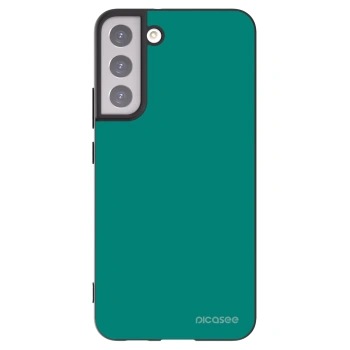 Picasee silikonowe czarne etui na Samsung Galaxy S22+ 5G - Emerald Mist