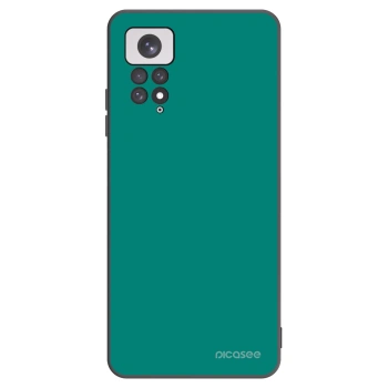 Picasee silikonowe czarne etui na Xiaomi Redmi Note 11 - Emerald Mist