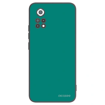 Picasee silikonowe czarne etui na Xiaomi Poco X4 Pro 5G - Emerald Mist