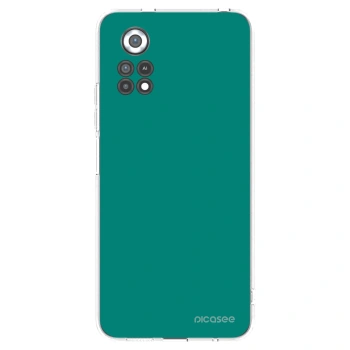 Picasee silikonowe przeźroczyste etui na Xiaomi Poco X4 Pro 5G - Emerald Mist