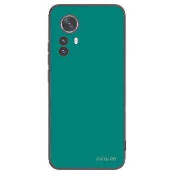 Picasee silikonowe czarne etui na Xiaomi 12 Pro - Emerald Mist