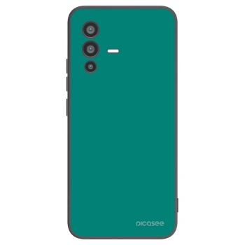 Picasee silikonowe czarne etui na Vivo V23 5G - Emerald Mist