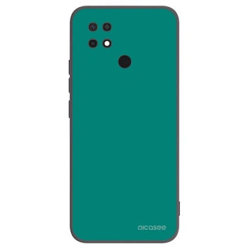 Picasee silikonowe czarne etui na Xiaomi Redmi 10C - Emerald Mist