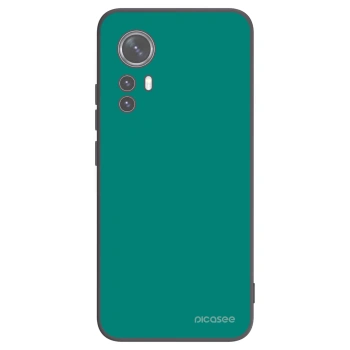 Picasee silikonowe czarne etui na Xiaomi 12X - Emerald Mist