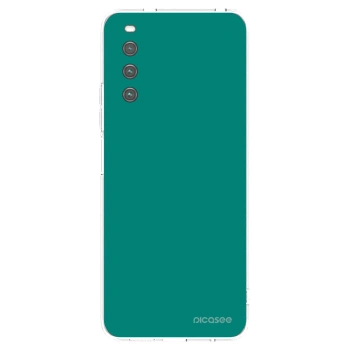 Picasee silikonowe przeźroczyste etui na Sony Xperia 10 IV 5G - Emerald Mist