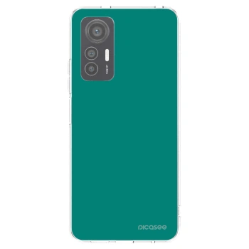 Picasee silikonowe przeźroczyste etui na Xiaomi 12 Lite - Emerald Mist